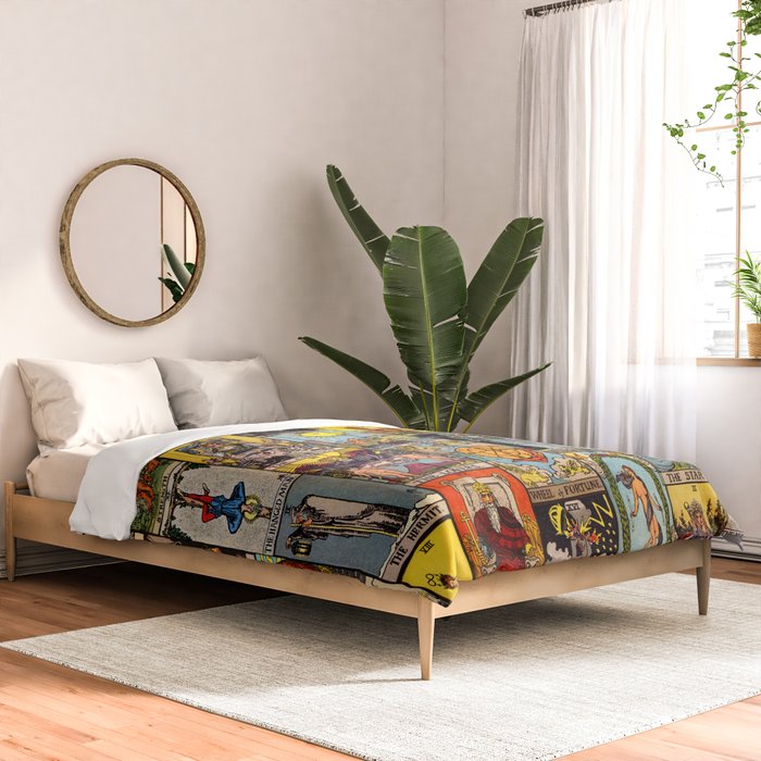 Major Arcana of the Tarot Patchwork Design Comforter Gallery Image 2