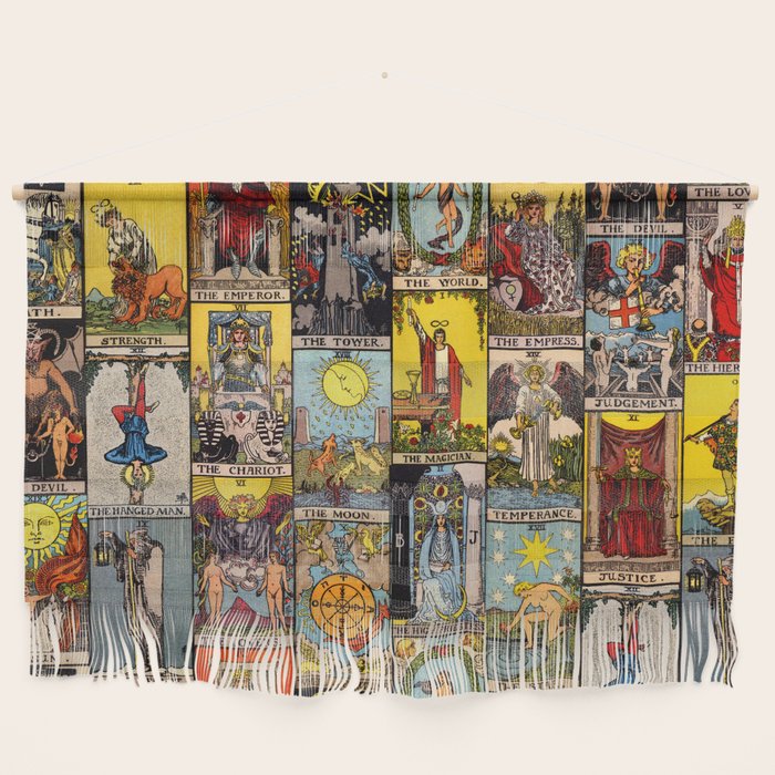 Major Arcana of the Tarot Patchwork Design Wall Hanging Gallery Image 1