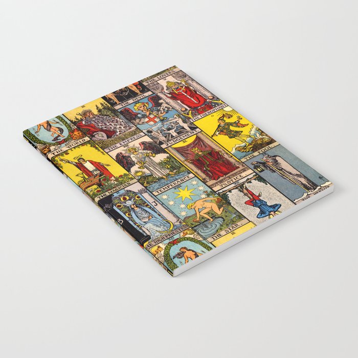 Major Arcana of the Tarot Patchwork Design Notebook Gallery Image 1