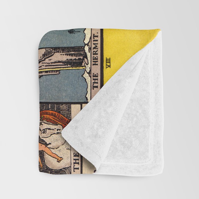 Major Arcana of the Tarot Patchwork Design Throw Blanket Gallery Image 3