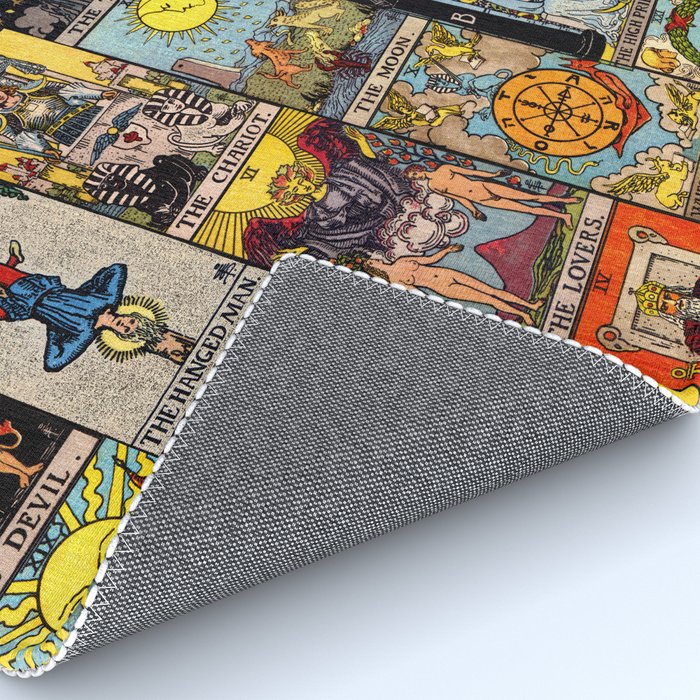 Major Arcana of the Tarot Patchwork Design Rug Gallery Image 4