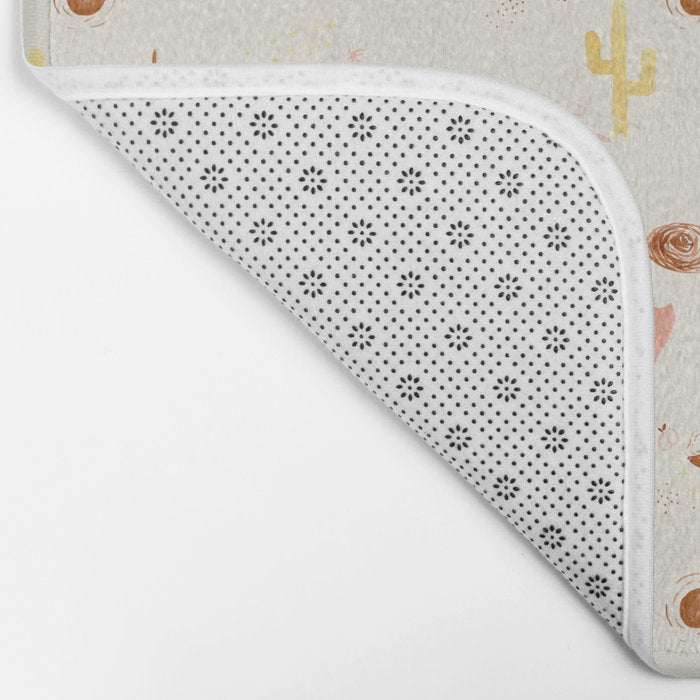 Boho Summer Vibes Bath Mat Gallery Image 2