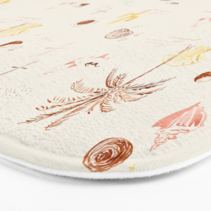 Boho Summer Vibes Bath Mat Gallery Image 3