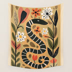 Striped Garden Snake I Wall Tapestry Gallery Image 4
