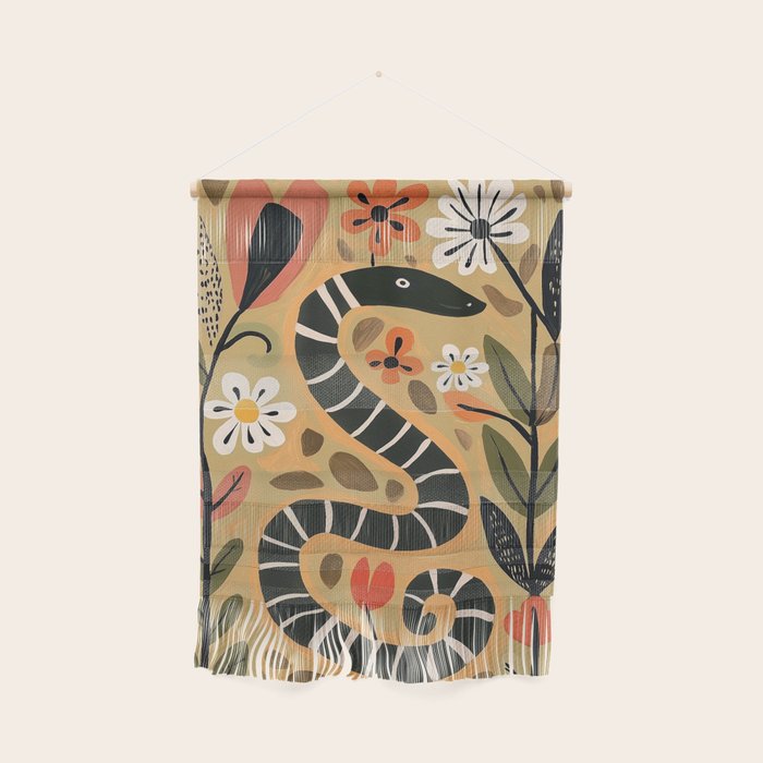 Striped Garden Snake I Wall Hanging Gallery Image 1