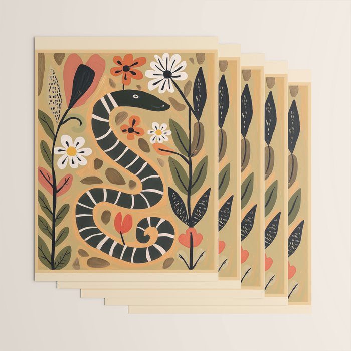 Striped Garden Snake I Wrapping Paper Gallery Image 3