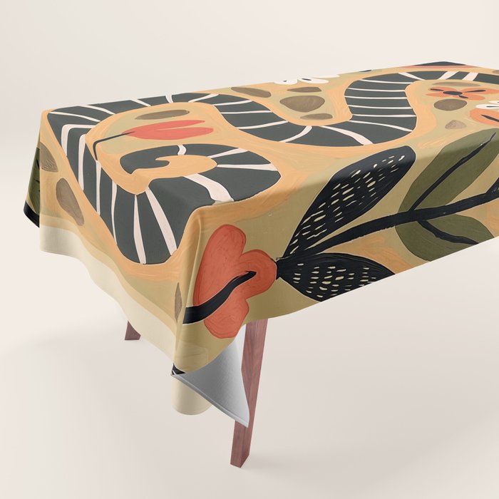 Striped Garden Snake I Tablecloth Gallery Image 1