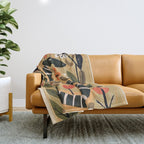 Striped Garden Snake I Throw Blanket Gallery Image 1