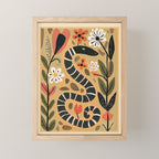 Striped Garden Snake I Mini Art Print Gallery Image 1
