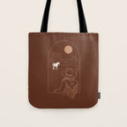 Lost Pony in Burnt Clay Tote Bag Gallery Image 1
