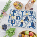 Feel the Cosmic Yoga blue Cutting Board Gallery Image 2