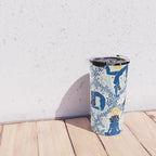 Feel the Cosmic Yoga blue Travel Mug Gallery Image 4