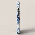Feel the Cosmic Yoga blue iPhone Case Gallery Image 2