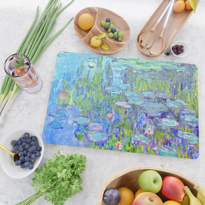 Water Lilies monet : Nympheas Cutting Board Gallery Image 2