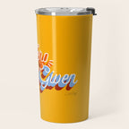 Zero F*cks Given - Yellow & Blue Palette Travel Mug Gallery Image 2