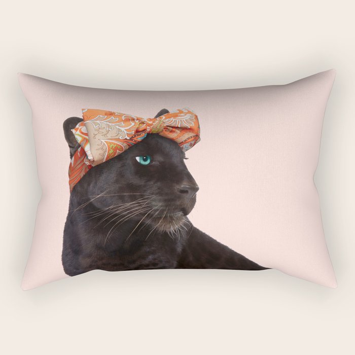 FASHION PANTHER Rectangular Pillow Gallery Image 1