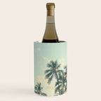 Tropical Skies - Palm Trees, Beach Photography Wine Chiller Gallery Image 2