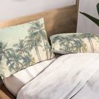 Tropical Skies - Palm Trees, Beach Photography Pillow Sham Gallery Image 2
