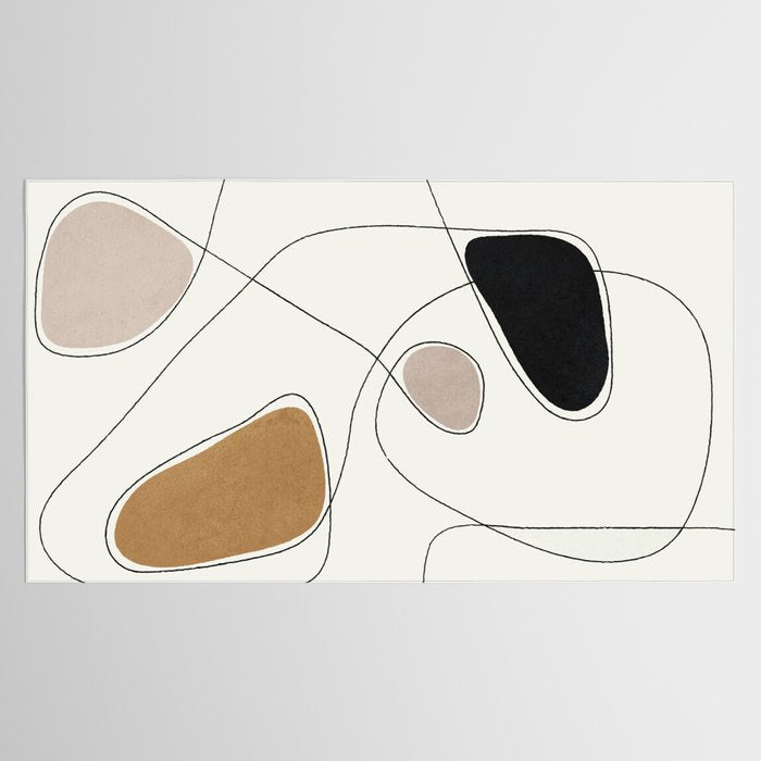 Thin Flow I Tablecloth Gallery Image 2