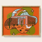 Sagittarius Mid Century House Serving Tray Gallery Image 1