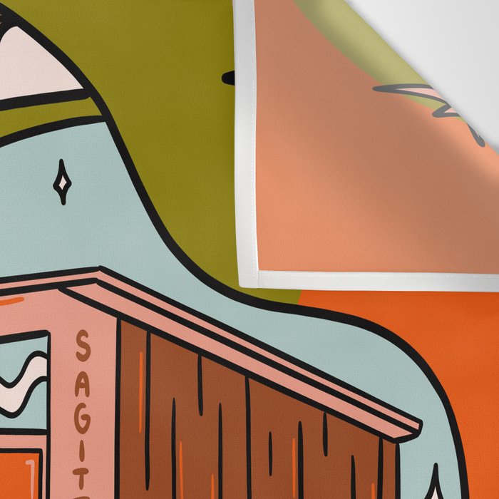 Sagittarius Mid Century House Wall Tapestry Gallery Image 3