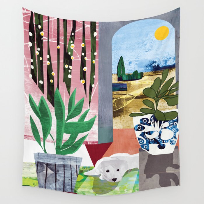 Afternoon Nap Wall Tapestry Gallery Image 1