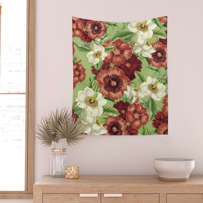 Vintage Garden XVII Wall Tapestry Gallery Image 2