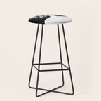 Medusa blowing purple bubblegum bubble Canvas Print Stool Gallery Image 1