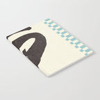 Cute black cat, modern art Notebook Gallery Image 2