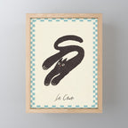 Cute black cat, modern art Mini Art Print Gallery Image 1