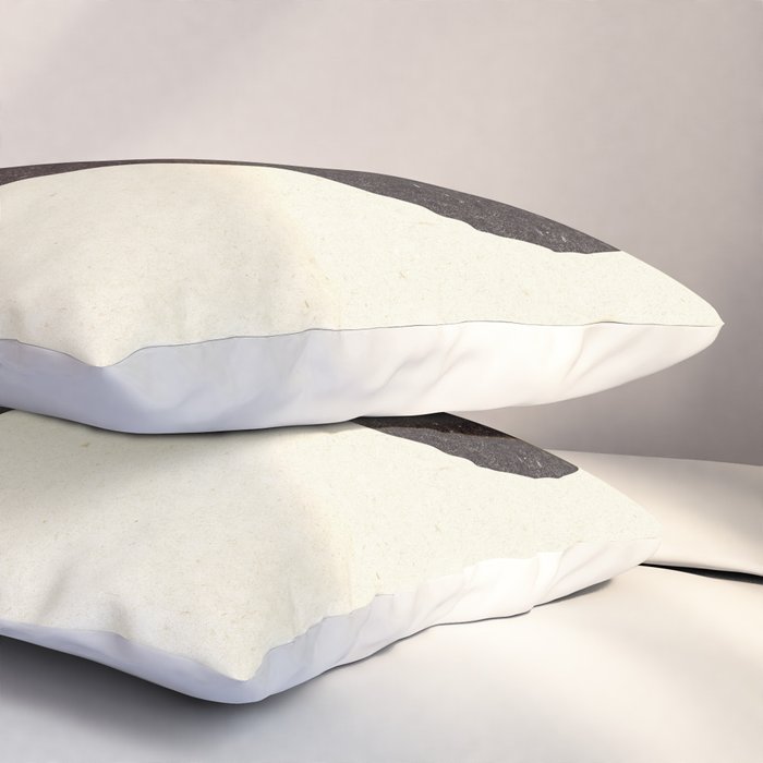 Cute black cat, modern art Pillow Sham Gallery Image 3