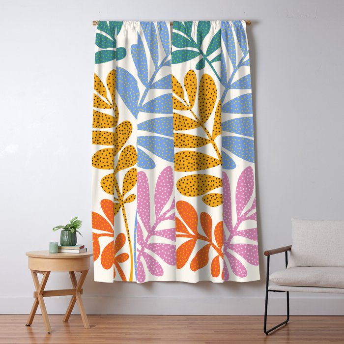 Everywhere All The Time / Whimsical Botanical Series Window Curtain Gallery Image 5