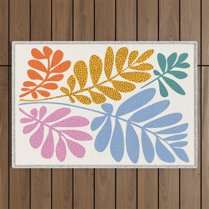 Everywhere All The Time / Whimsical Botanical Series Outdoor Rug Gallery Image 1