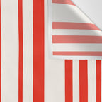 Classic Stripes I - Red & White Candy Cane Wall Tapestry Gallery Image 3