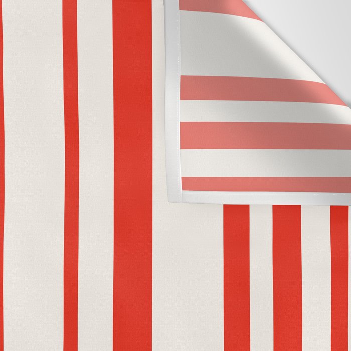Classic Stripes I - Red & White Candy Cane Wall Tapestry Gallery Image 3
