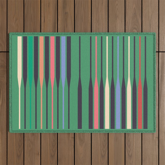 geometric abstract 249 Outdoor Rug Gallery Image 1