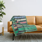 geometric abstract 249 Throw Blanket Gallery Image 1