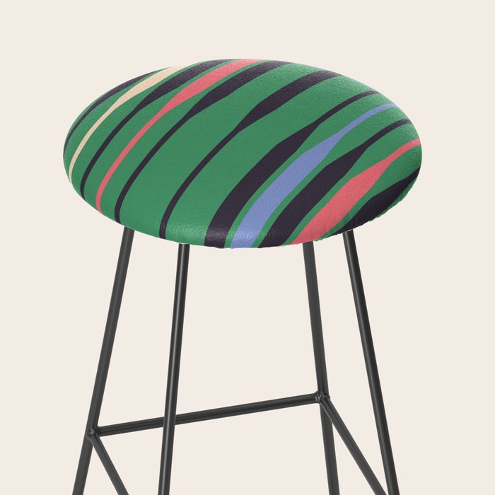 geometric abstract 249 Stool Gallery Image 2