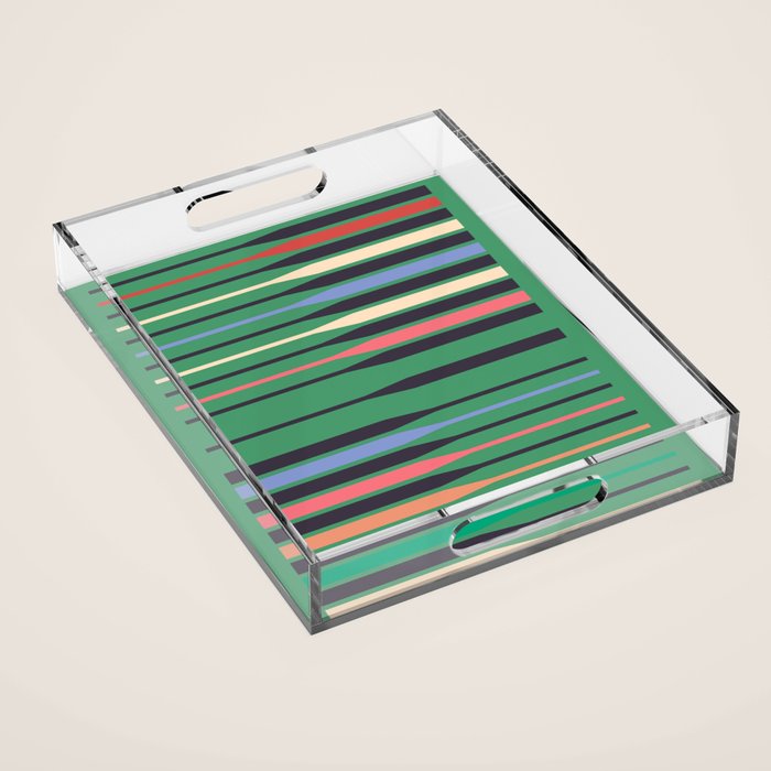 geometric abstract 249 Acrylic Tray Gallery Image 1