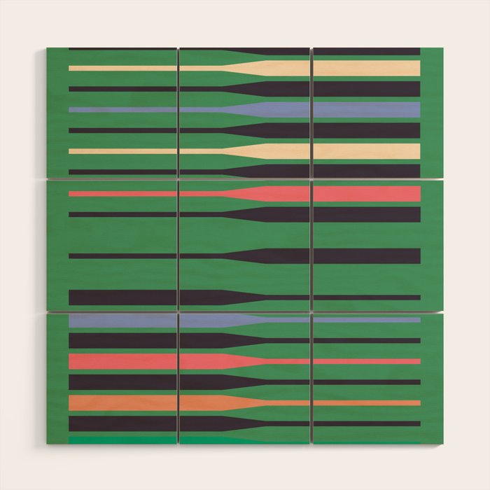 geometric abstract 249 Wood Wall Art Gallery Image 1
