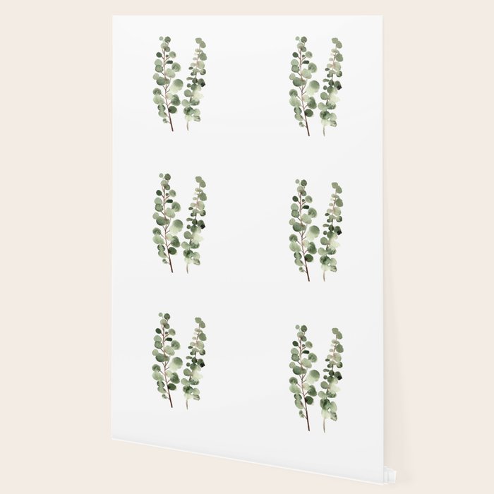 Eucalyptus (watercolor finger painting) Wallpaper Gallery Image 2