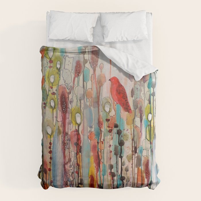 la vie comme un passage Duvet Cover Gallery Image 6