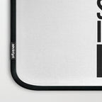 Some Days I Need The Music - Black and White Laptop Sleeve Gallery Image 3