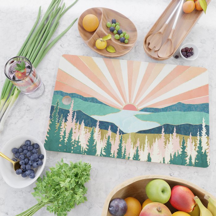 Summer Sunset Cutting Board Gallery Image 2