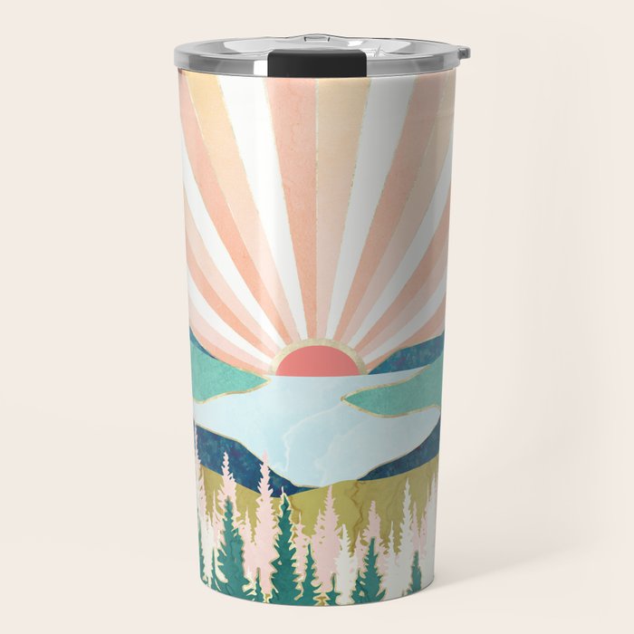 Summer Sunset Travel Mug Gallery Image 1