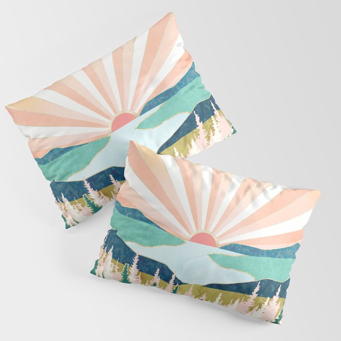 Summer Sunset Pillow Sham Gallery Image 3