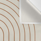 Minimal Arch XVI Earthy Natural Modern Geometric Lines Wall Tapestry Gallery Image 3