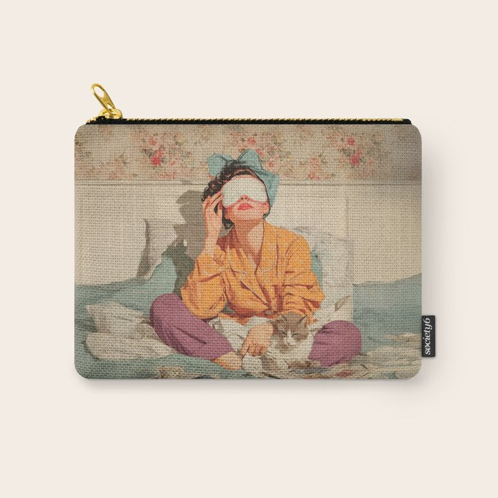 Cozy Morning Rituals Reimagined Carry All Pouch Gallery Image 1