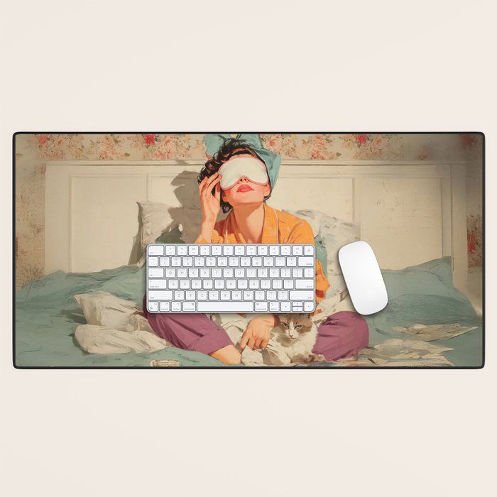 Cozy Morning Rituals Reimagined Desk Mat Gallery Image 1