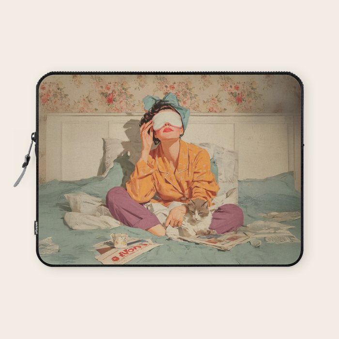 Cozy Morning Rituals Reimagined Laptop Sleeve Gallery Image 1